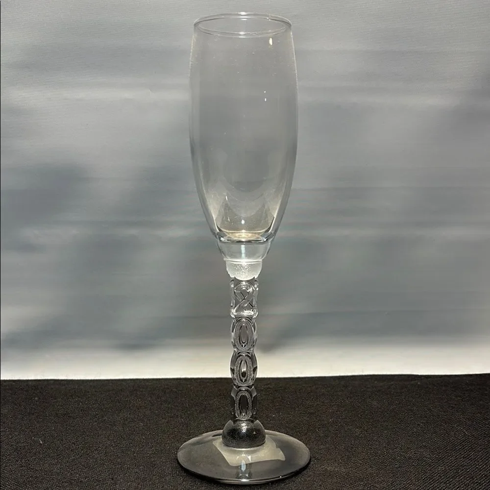 Libbey Gray and Black Drinkware Set for Elegant Dining
